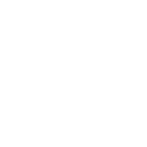 Axe cutting through a tree trunk icon for felling and removal.